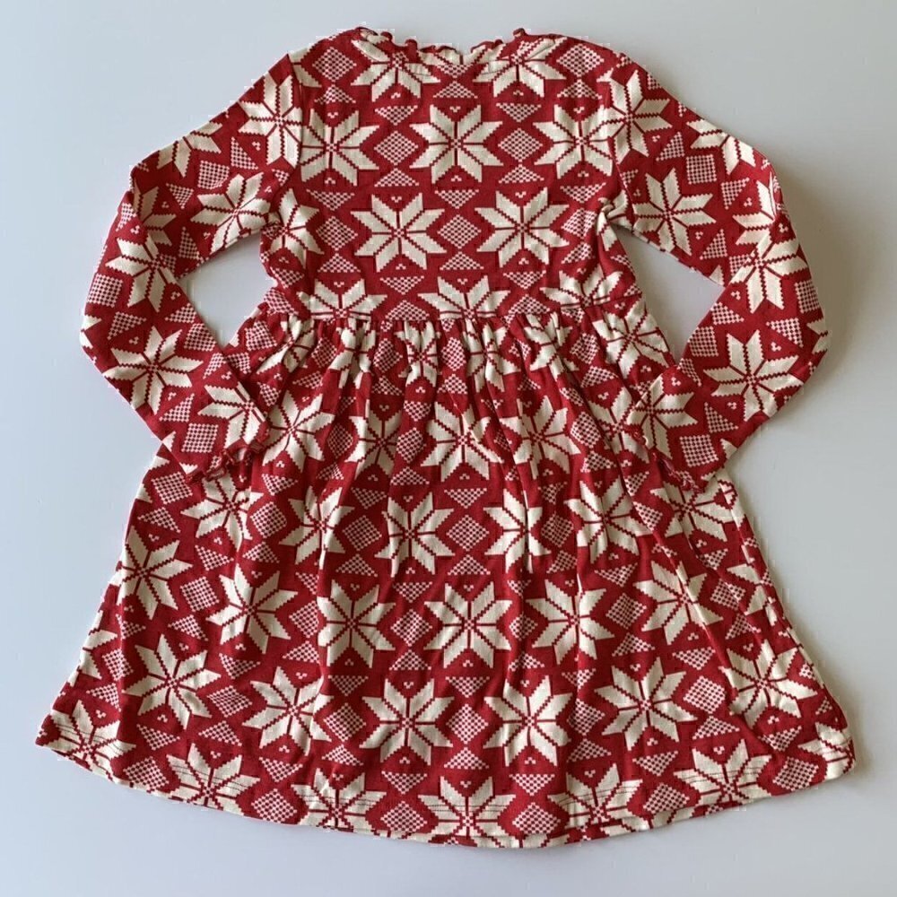Hanna Andersson Girl Holiday Dress 5T - Picture 2 of 6